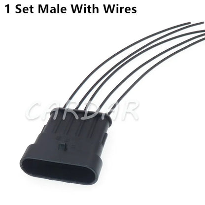 5 Pin 282089-1 282107-1 Superseal Auto Plug Auto Plastic Cable Socket For Cars
