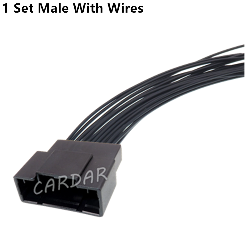 20 Pin Auto Wiring Composite Connector Car Plastic Housing Unsealed Socket Male Female Electrical Plug