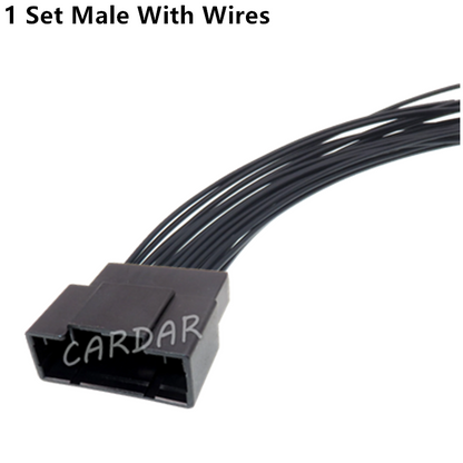 20 Pin Auto Wiring Composite Connector Car Plastic Housing Unsealed Socket Male Female Electrical Plug