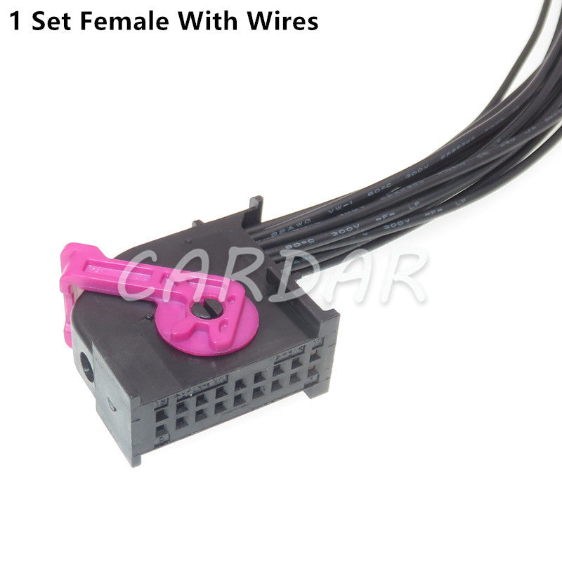 18 Pin 5Q0 972 718A ECU 5Q0972718A Automobile Instrument Socket Automotive Conenctor 1-1355154-1 For GOLF Lamando