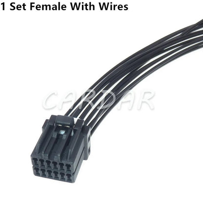 12 Pin 1123882-2 175965-2 Automotive Cable Plug Car Connector Auto Plastic Socket With Terminals