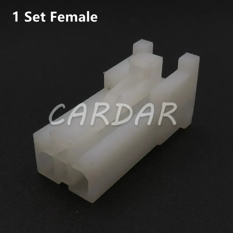 2 Pin 2mm Auto Socket Automotive Electrical Connector Plastic Plug