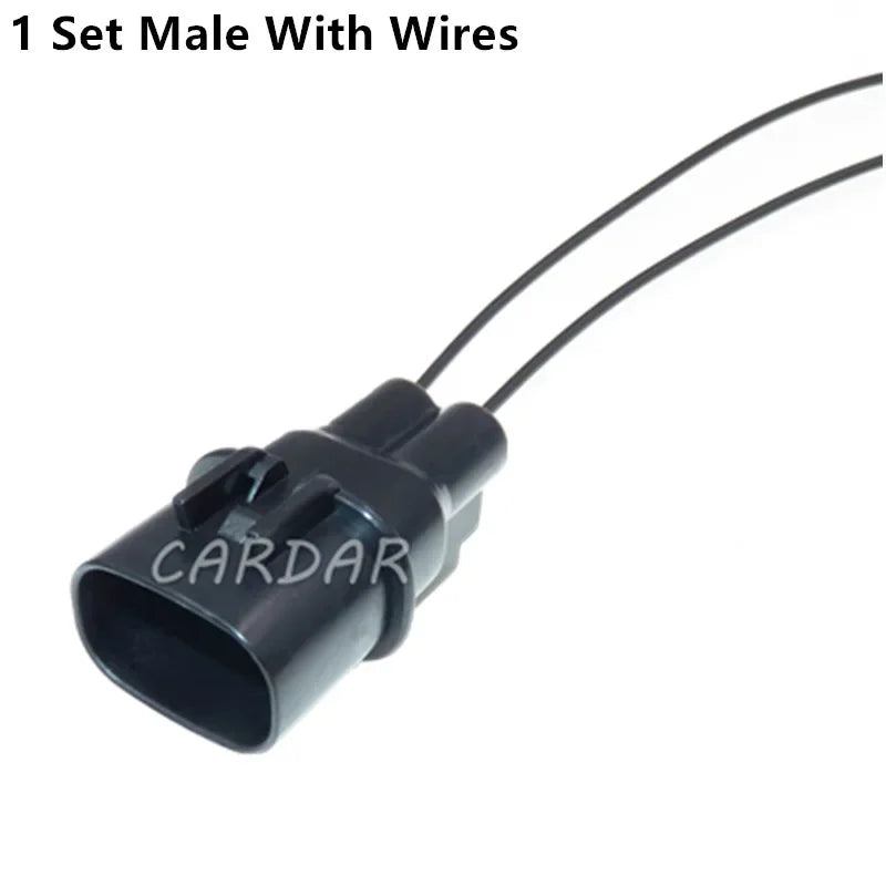 2 Pin 4.8 Series Automobile Waterproof Electrical Wire Connector Male Female Wiring Harness Socket
