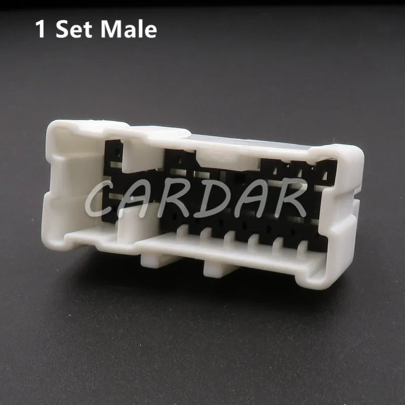 16 Pin 1674009-1 Car Wndow Lifter Wire Cable Socket Connector For Nissan
