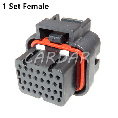 26 Pin 6437288-6 1437288-6 3-1437290-7 Car ECU Connector Wire To Board Plug Straight PCB Socket