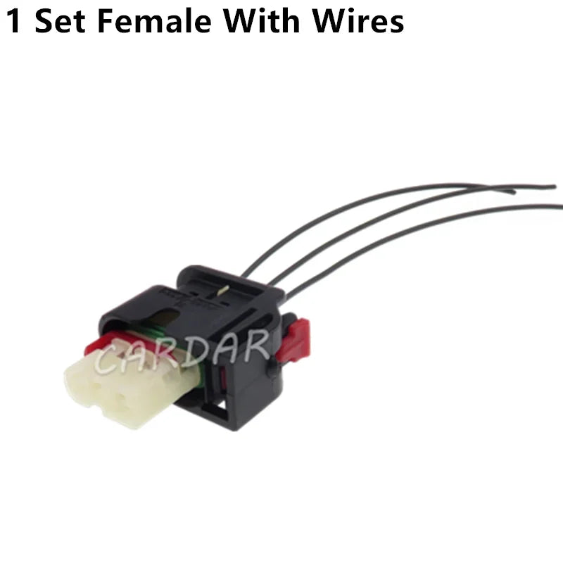3 Pin 1.2 Series 1488992-6 White Auto Waterproof Socket Plastic Housing Wire Cable Connector