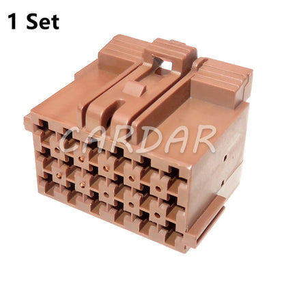 18 Pin Brown Automobile Wire Unsealed Connector 1-967624-6 Car Modification Socket Auto Accessories