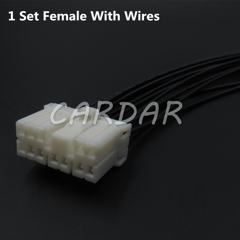 12 Pin 174933-1 173851-1 Auto Conenctor Socket With Terminals Pins