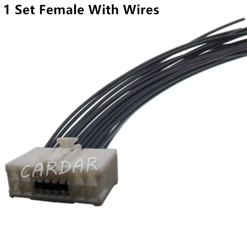 Conector de enchufe eléctrico de 18 pines para interruptor de limpiaparabrisas y faros de coche para Hyundai Kia
