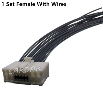Conector de enchufe eléctrico de 18 pines para interruptor de limpiaparabrisas y faros de coche para Hyundai Kia