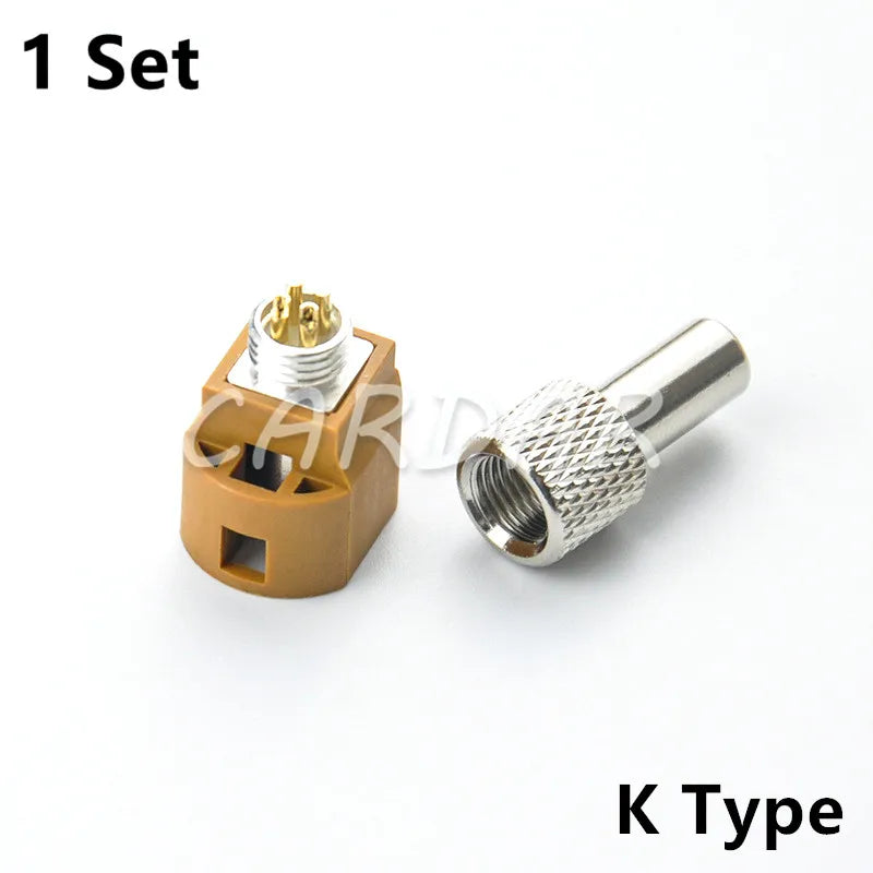 4 Pin Camera Connectors Automotive Audio Socket Universal Auto Fakra Connector