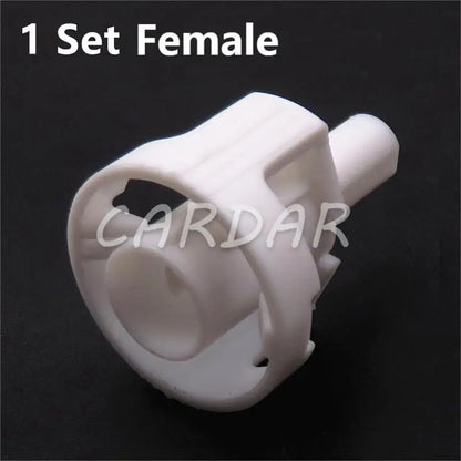 1 Pin 2.8 Series Car Wire Plastic White Connector Waterproof Female Socket With Terminal and Rubber Seals