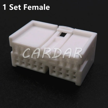 16 Pin Miniature Male Female PCB Connector Car Plastic Housing Unsealed Adapter Auto Low Power Socket
