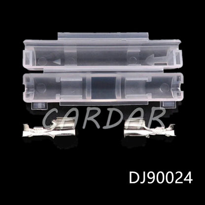 6x30mm 6*30mm White Double Glass Tube Fuse Holder Flip Type Fuses Box Fuse Socket With Terminal