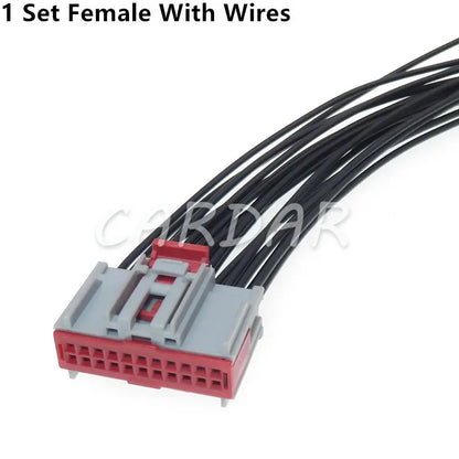 22 Pin 0-1420011-1 1411228-1 Automobile Unsealed Wire Connector For Ford Mondeo 0-1411226-1 Car Wiring Terminal Socket