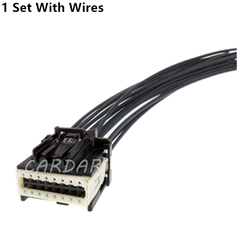 16 Pin 34729-0160 Car Electrical Wire Plug Wiring Harness Cable Socket With Terminals