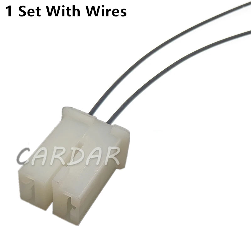 2 Pin Automobile Connector Auto Wire Harness Plug With Terminals Car Light Sockets