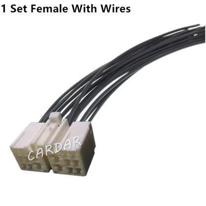 16 Pin Electrical Connector Automobile Male Female Plastic Housing Unsealed Adapter Composite Socket MG641007 MG651006