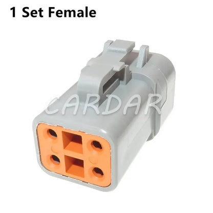 4 Pin DTP Series DTP06-4S DTP04-4P Waterproof Connector Wire Sockets For Auto Cars