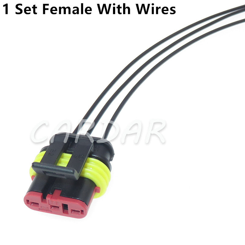 3 Pin 282087-1 282105-1 Electrical Automotive Connector sealed Waterproof Auto Socket With Terminals Seals